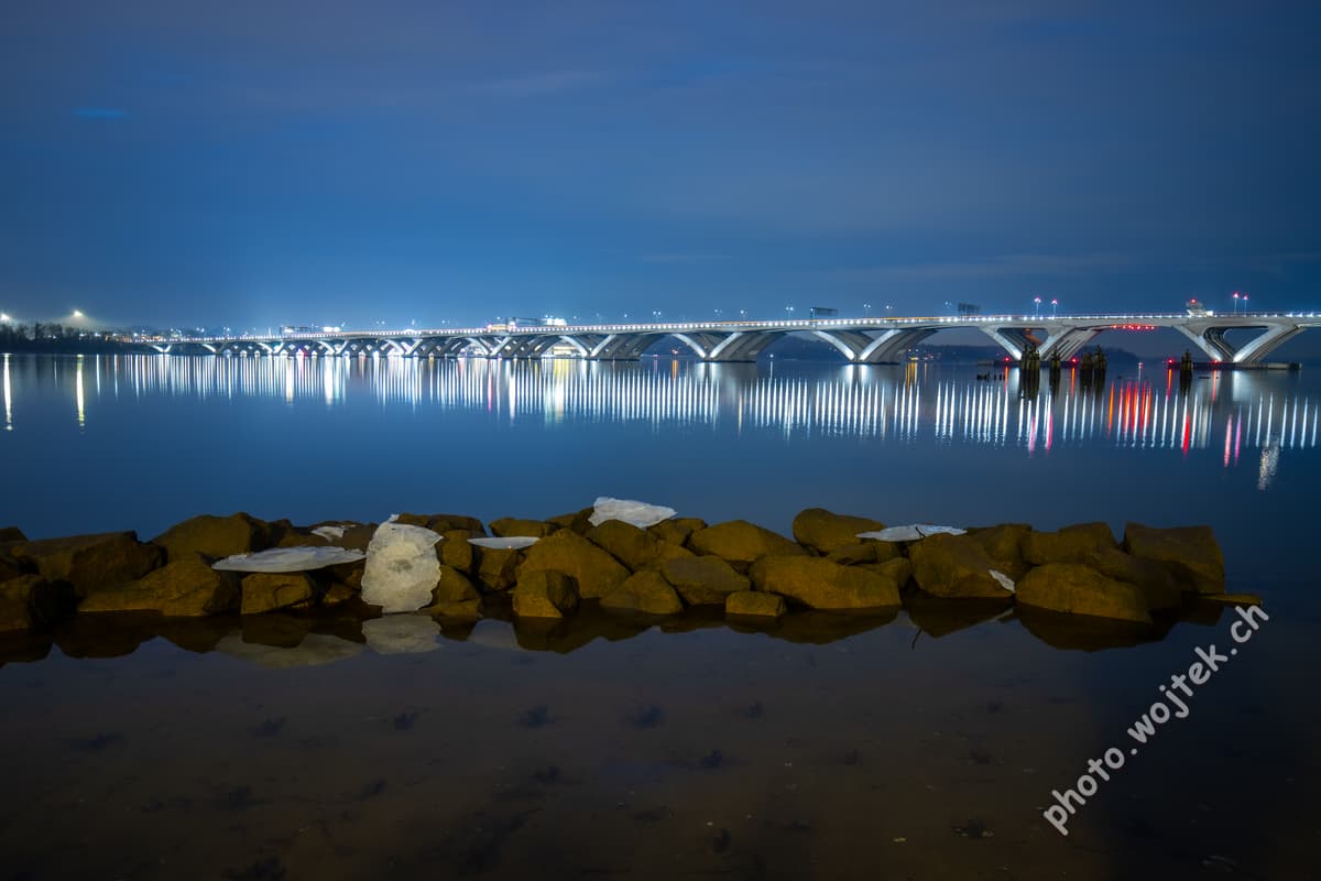 Arlington Memorial Bridge at Night Washington DC