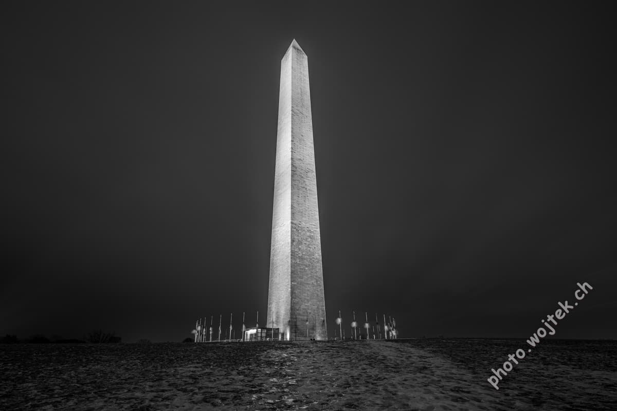 Washington Monument at Night Washington DC
