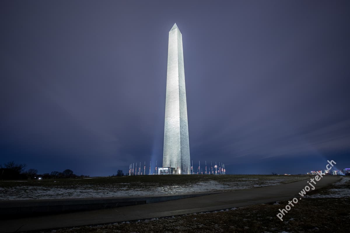 Washington Monument at Night Washington DC