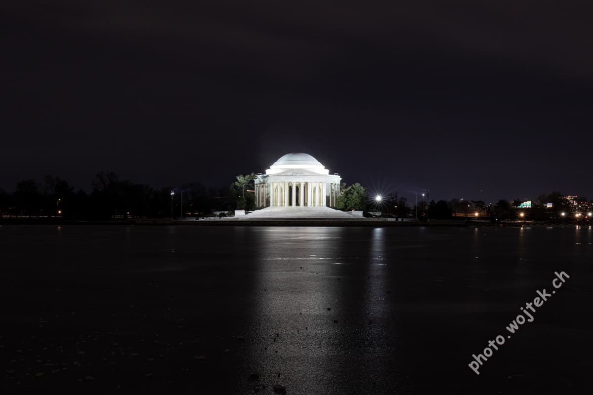 Jefferson Memorial at Night Washington DC