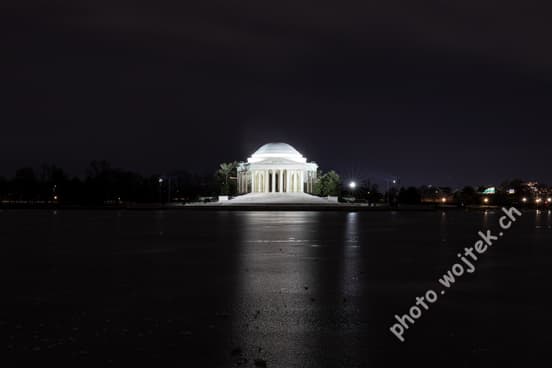 Jefferson Memorial at Night Washington DC