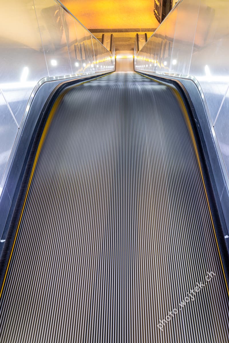 Escalator interior Washington DC USA