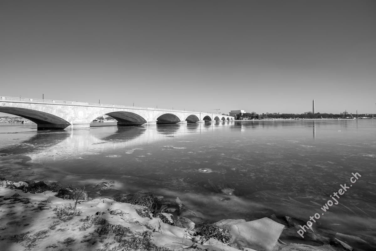 Arlington Memorial Bridge and Washington Monument, Washington DC
