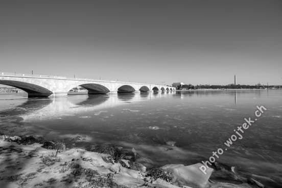 Arlington Memorial Bridge and Washington Monument, Washington DC