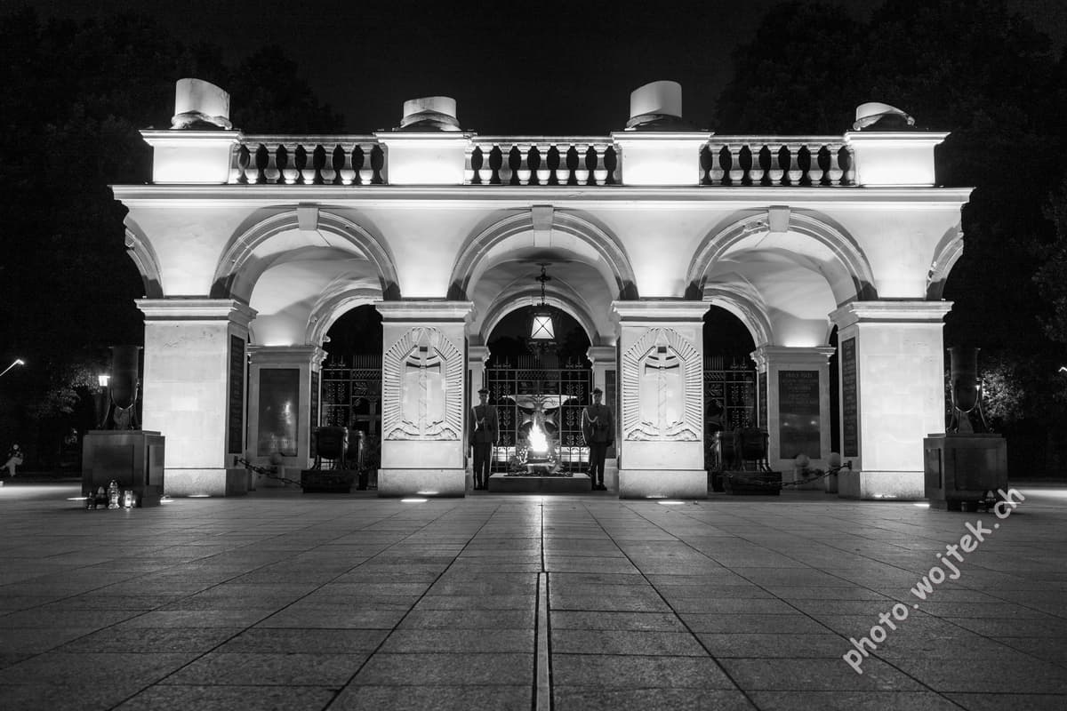Tomb of the Unknown Soldier Warsaw Poland
