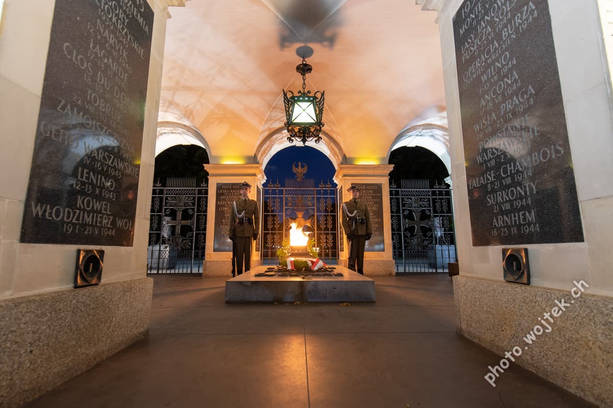 Tomb of the Unknown Soldier Warsaw Poland