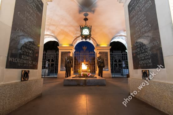 Tomb of the Unknown Soldier Warsaw Poland