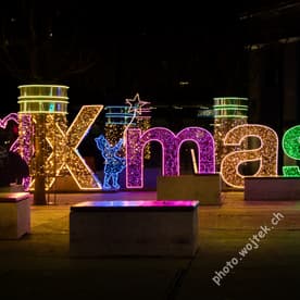 Christmas Light Display Warsaw Poland