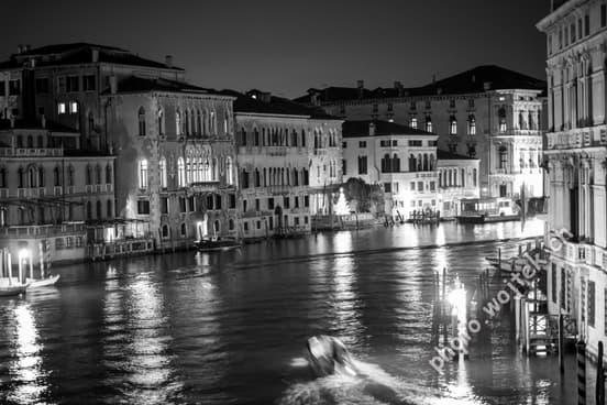 Grand Canal night view Venice Italy