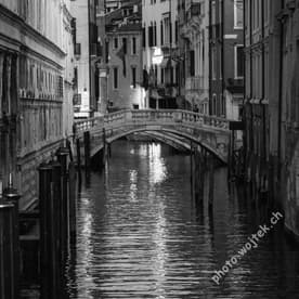 Venetian Canal and Bridge, Venice Italy