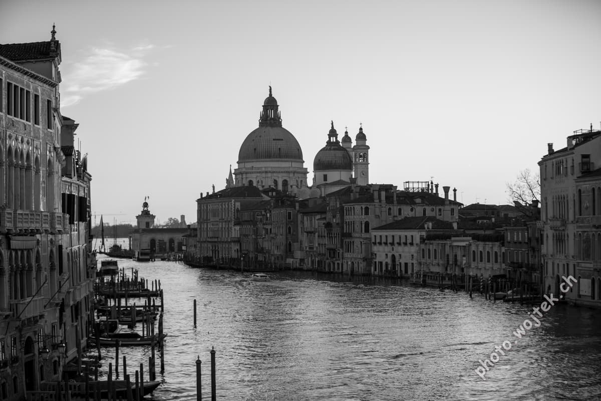 Grand Canal and Basilica di Santa Maria Venice Italy