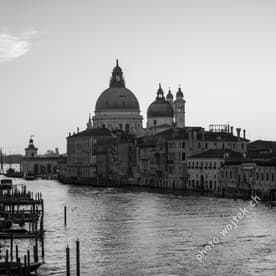 Grand Canal and Basilica di Santa Maria Venice Italy