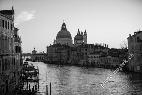 Grand Canal and Basilica di Santa Maria Venice Italy
