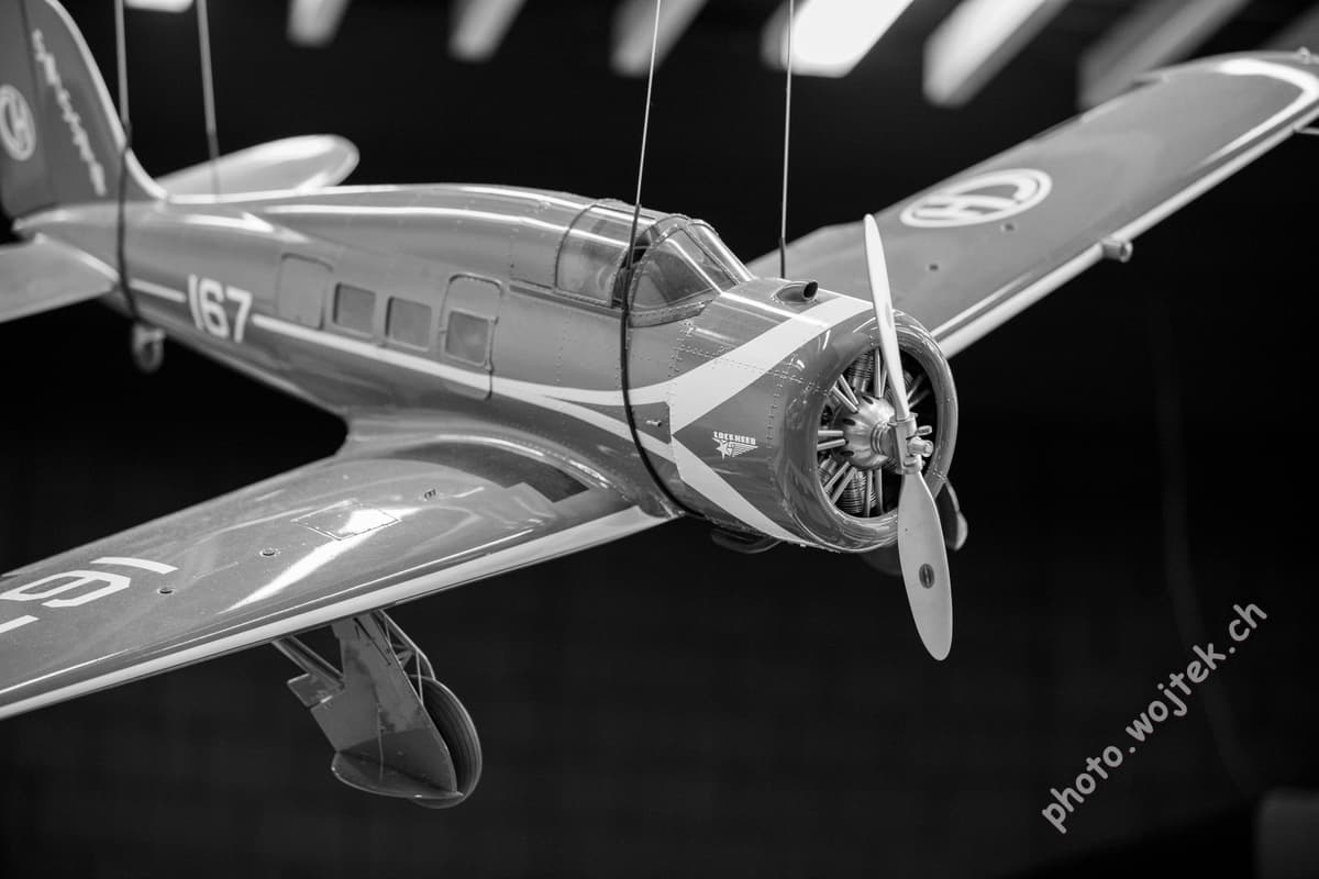 Model Airplane Exhibit Swiss Museum of Transport Luzern
