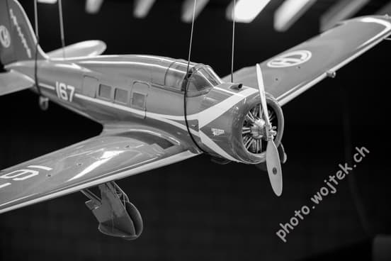 Model Airplane Exhibit Swiss Museum of Transport Luzern