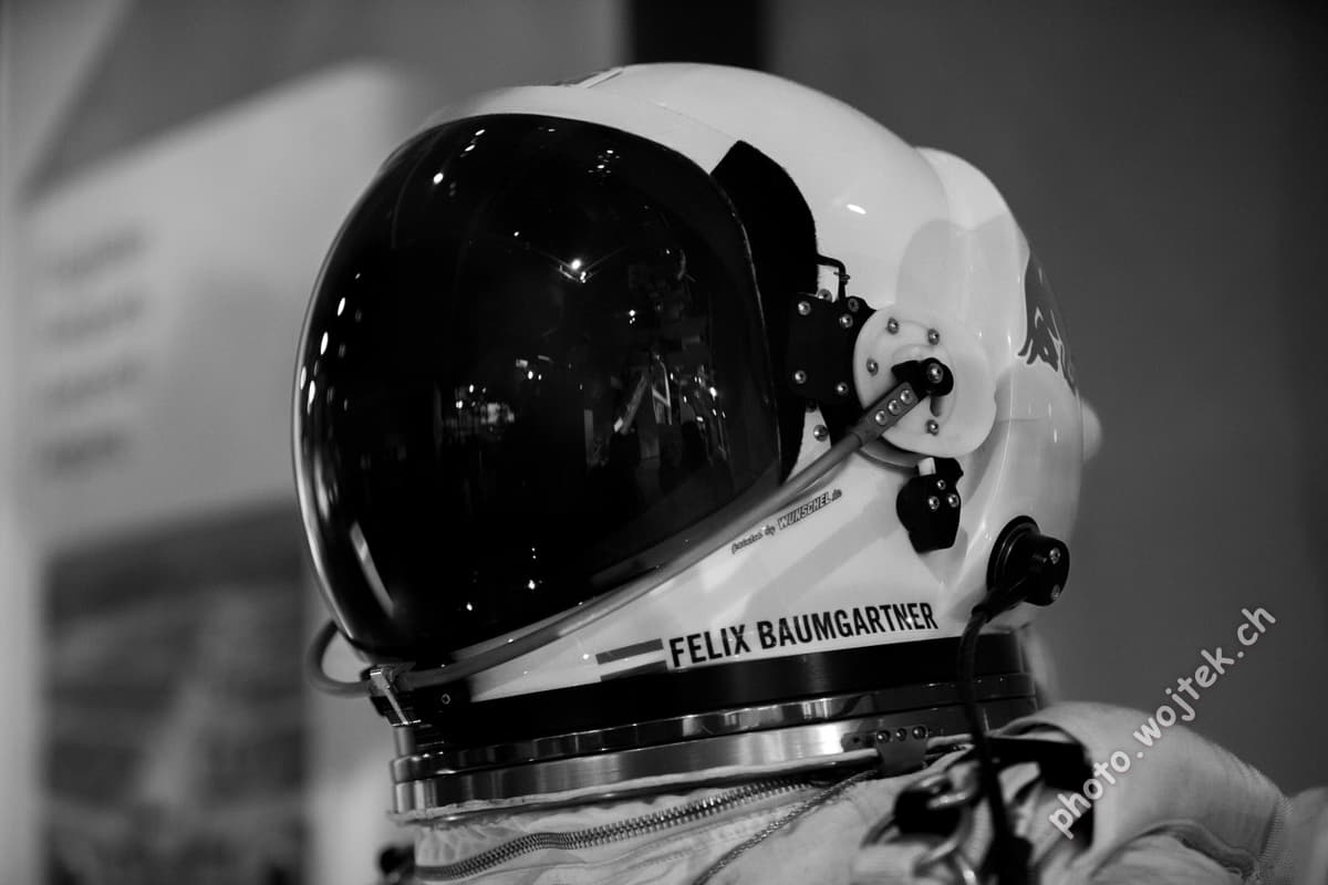 Felix Baumgartner Space Helmet Swiss Museum Luzern