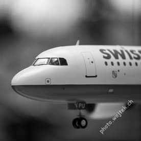 Swissair airplane model, Swiss Museum of Transport Luzern