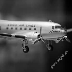 Swissair Model Airplane Swiss Museum Luzern