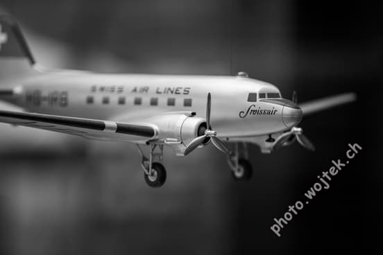 Swissair Model Airplane Swiss Museum Luzern