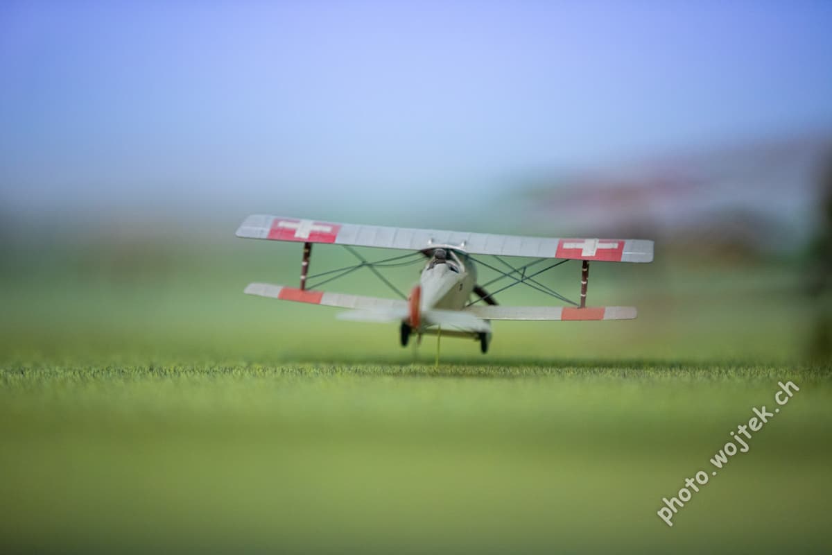 Model Biplane Swiss Museum of Transport Luzern