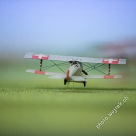 Model Biplane Swiss Museum of Transport Luzern