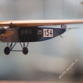 Model Airplane Exhibit Swiss Museum of Transport Luzern
