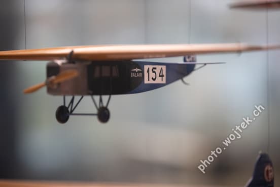Model Airplane Exhibit Swiss Museum of Transport Luzern