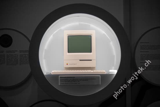 Macintosh Classic II computer Swiss Museum of Transport Luzern