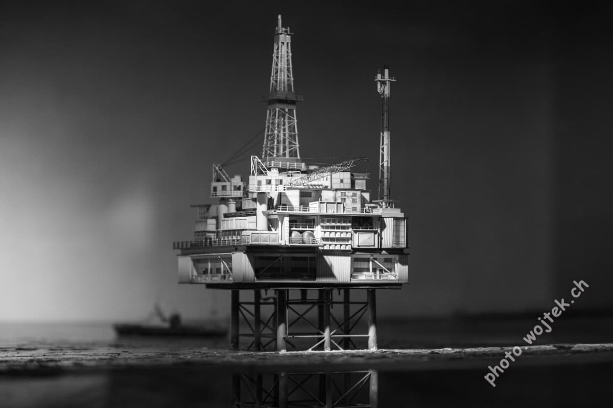 Oil Rig Model Swiss Museum of Transport Luzern