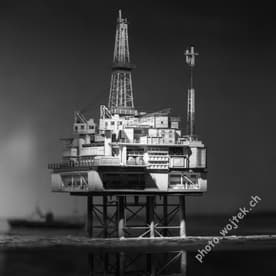 Oil Rig Model Swiss Museum of Transport Luzern