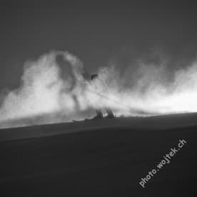 Skier in Powder Snow Schladming Austria